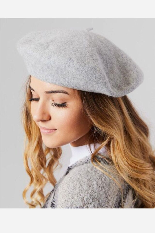 Fransız Keçe Gri Ressam Bere