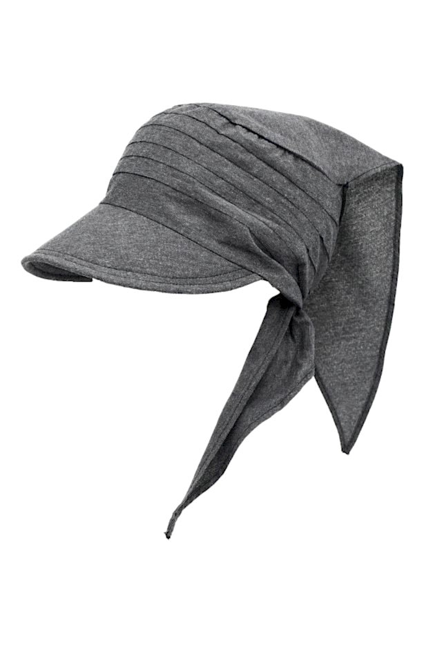 Safari Bağlamalı Antrasit Siperli Bandana Vizör