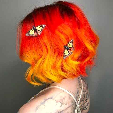 Turuncu Renk Saç Tebeşiri