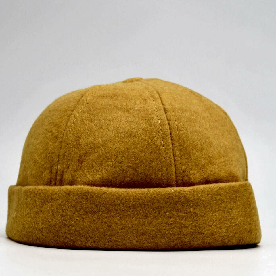 Etnik Desen Kısa Docker Şapka Vintage Cap Kasket