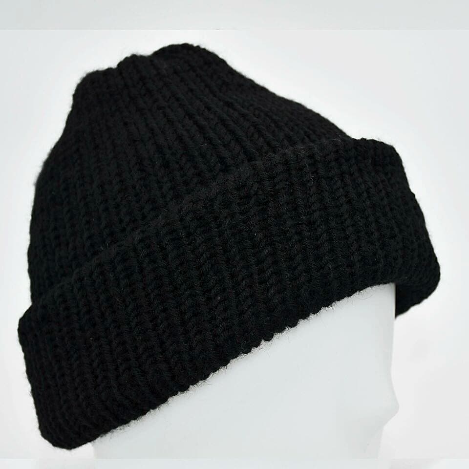 Kalın Kışlık Örgü Yün Kadın Bere Çift Kat