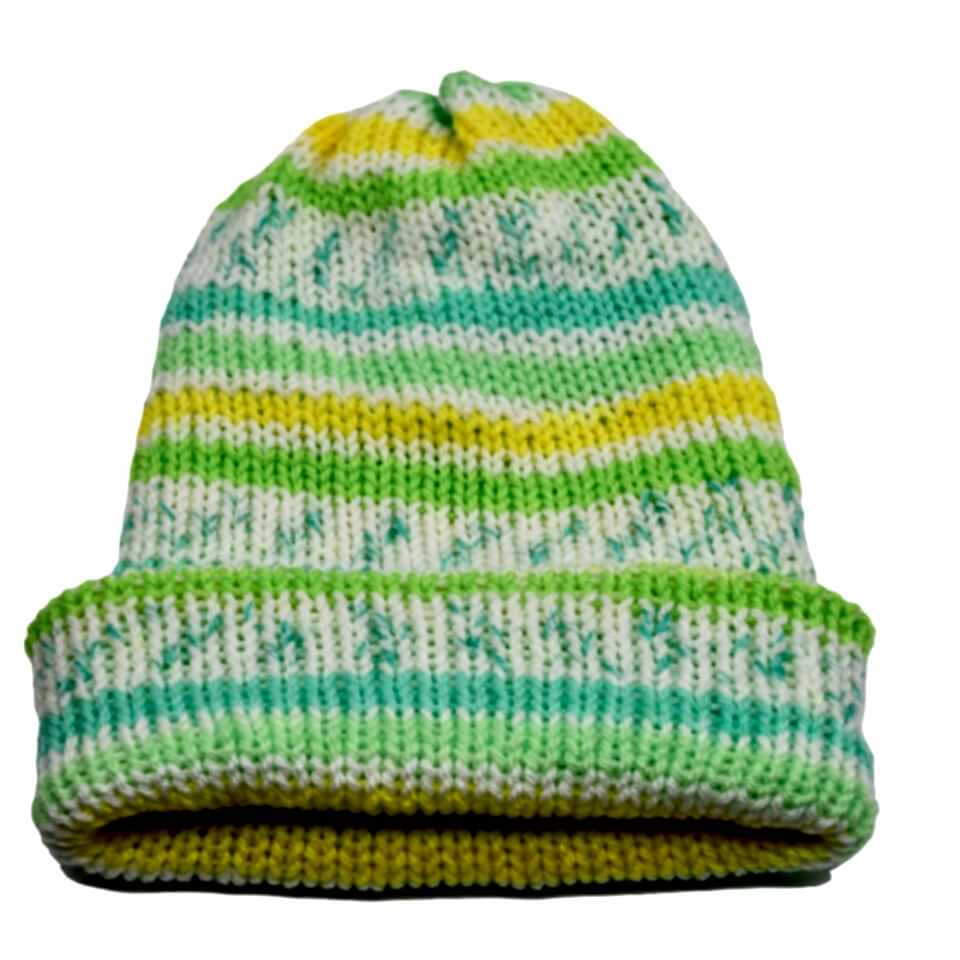 Kalın Kışlık Örgü Yün Kadın Bere Çift Kat