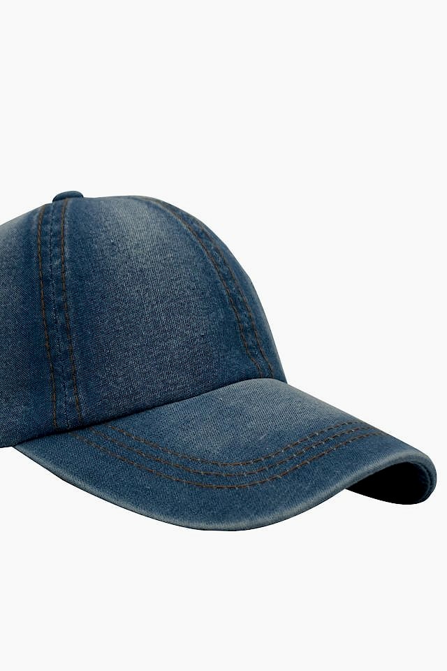 Kadın Şapka Erkek Kep Açık Mavi Beyzbol Şapkası Spor Şapka Tokalı Kep